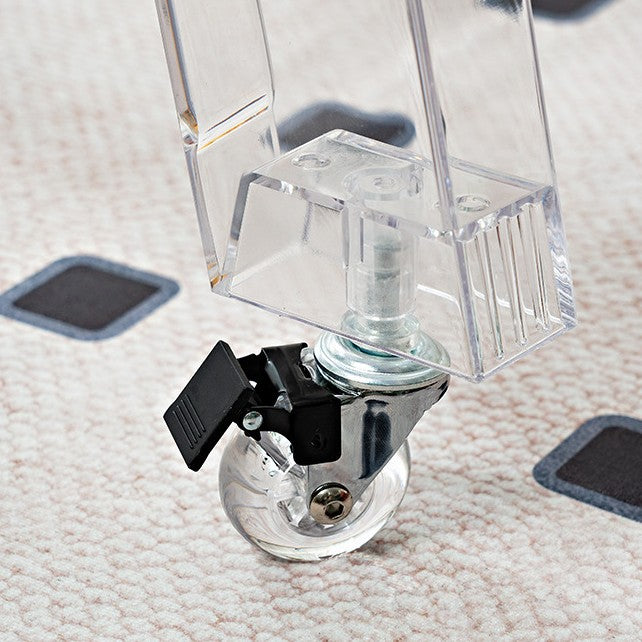 Modern Minimalist Square Rectangular PC Movable Display Rack 2/3/4-Tier For Living Room