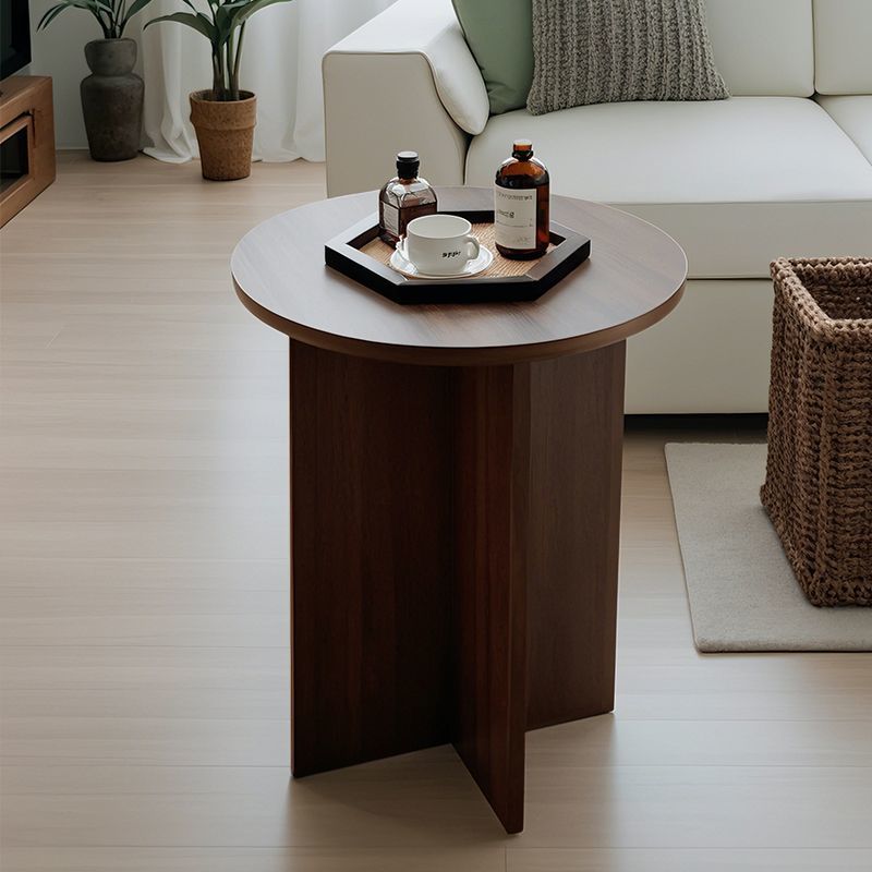 Traditional Chinese Round E0 Grade Eco-friendly Board Coffee Table For Living Room