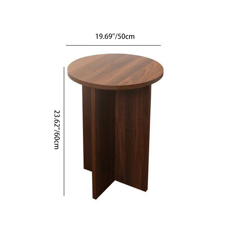 Traditional Chinese Round E0 Grade Eco-friendly Board Coffee Table For Living Room