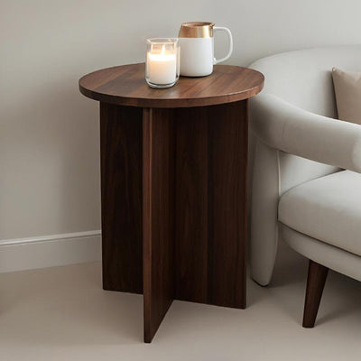 Traditional Chinese Round E0 Grade Eco-friendly Board Coffee Table For Living Room