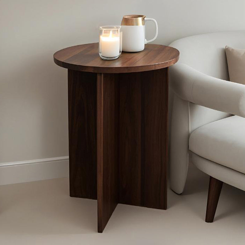 Traditional Chinese Round E0 Grade Eco-friendly Board Coffee Table For Living Room