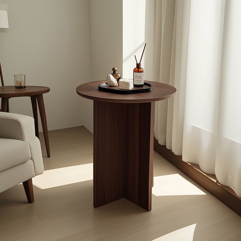 Traditional Chinese Round E0 Grade Eco-friendly Board Coffee Table For Living Room