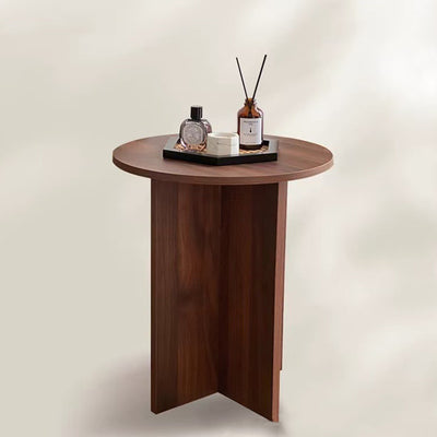 Traditional Chinese Round E0 Grade Eco-friendly Board Coffee Table For Living Room