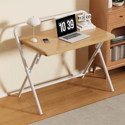 Modern Minimalist Rectangular E1 Environmental Board Carbon Steel Foldable Desks For Home Office
