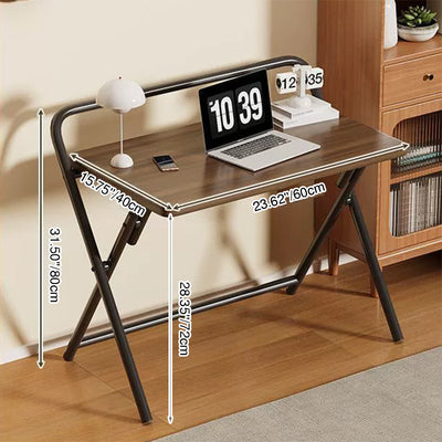 Modern Minimalist Rectangular E1 Environmental Board Carbon Steel Foldable Desks For Home Office
