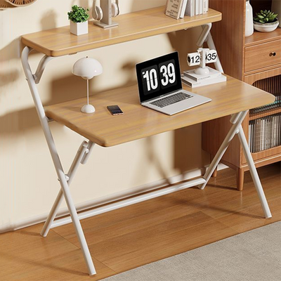 Modern Minimalist Rectangular E1 Environmental Board Carbon Steel Foldable Desks For Home Office