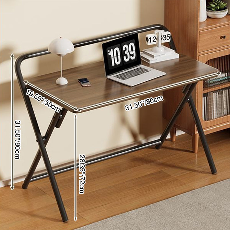 Modern Minimalist Rectangular E1 Environmental Board Carbon Steel Foldable Desks For Home Office