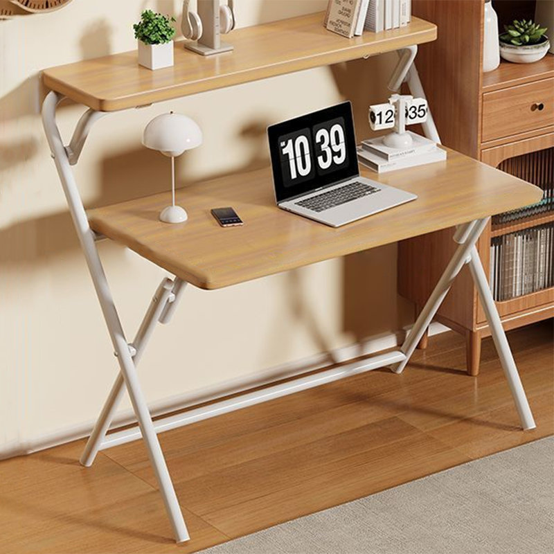 Modern Minimalist Rectangular E1 Environmental Board Carbon Steel Foldable Desks For Home Office