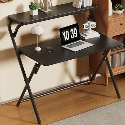 Modern Minimalist Rectangular E1 Environmental Board Carbon Steel Foldable Desks For Home Office