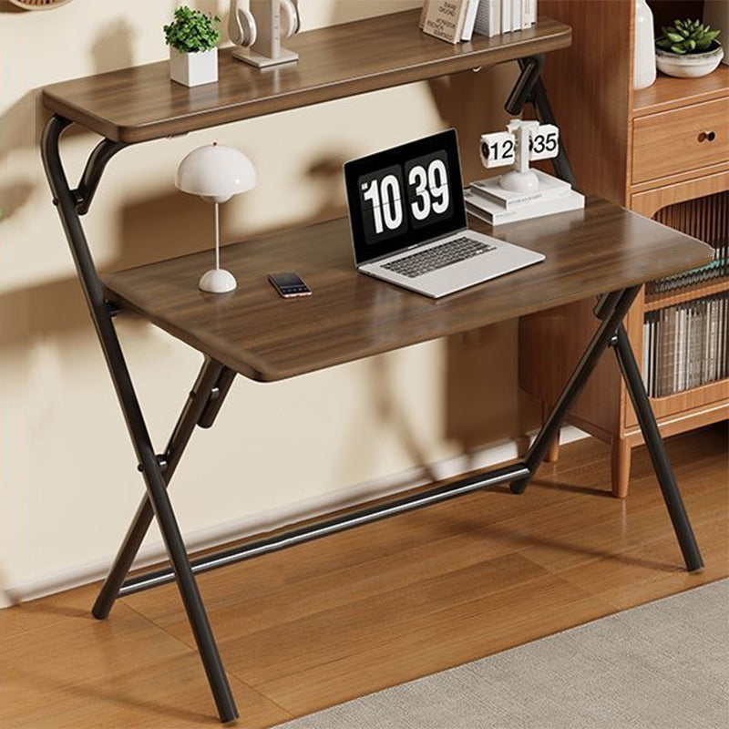 Modern Minimalist Rectangular E1 Environmental Board Carbon Steel Foldable Desks For Home Office