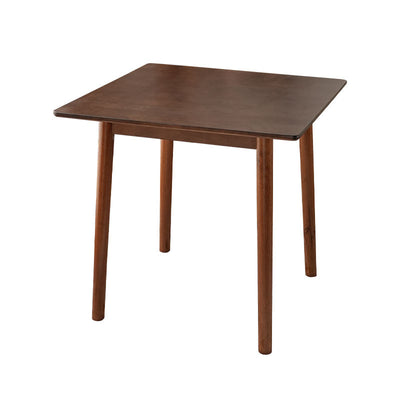 Traditional Chinese Square Rubberwood Dining Table For 5-6 Seats