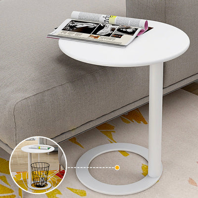 Modern Minimalist Round Iron Coffee Table For Living Room
