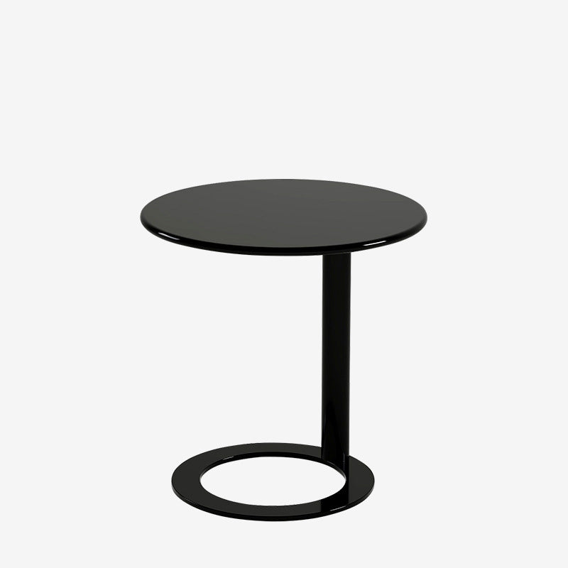 Modern Minimalist Round Iron Coffee Table For Living Room