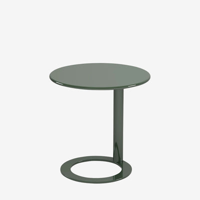 Modern Minimalist Round Iron Coffee Table For Living Room