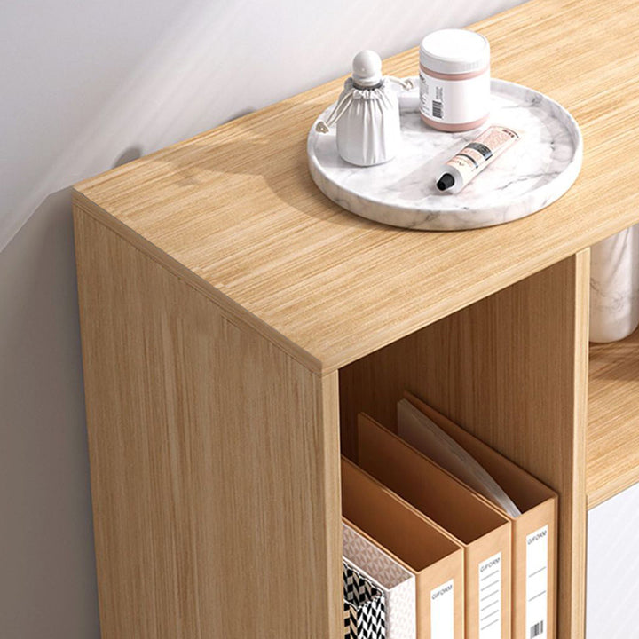 Moderner minimalistischer quadratischer rechteckiger MDF-Lagerschrank mit 5/7/8 Fächern für das Wohnzimmer 