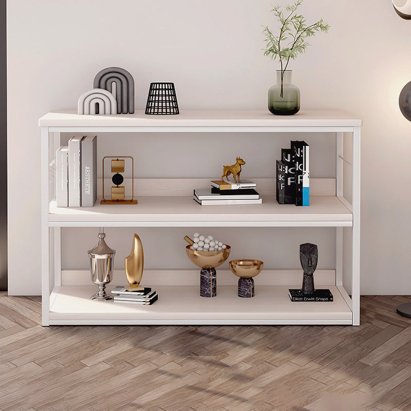 Modern Minimalist Rectangular Particleboard Iron Display Rack 3-Tier F ...