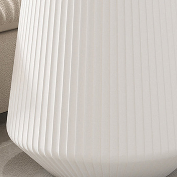 Mesa de centro redonda minimalista moderna de losa de piedra con cuero PU y madera maciza para sala de estar 