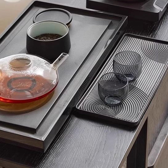 Modern Minimalist Rectangular Solid Wood Plywood Glass Stainless Steel Removable Partition Movable End Table 4-Cabinet For Living Room