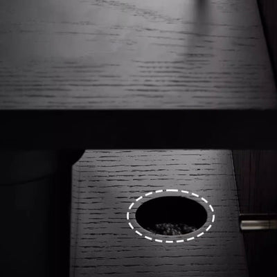 Modern Minimalist Rectangular Solid Wood Plywood Glass Stainless Steel Removable Partition Movable End Table 4-Cabinet For Living Room