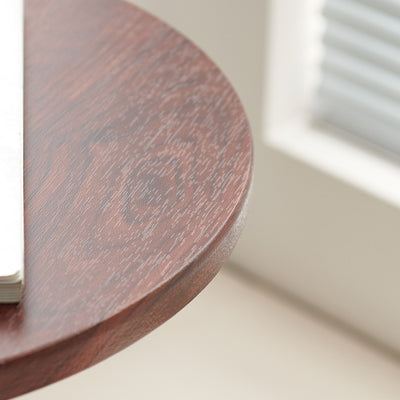 Contemporary Retro Round MDF Iron Coffee Table For Living Room