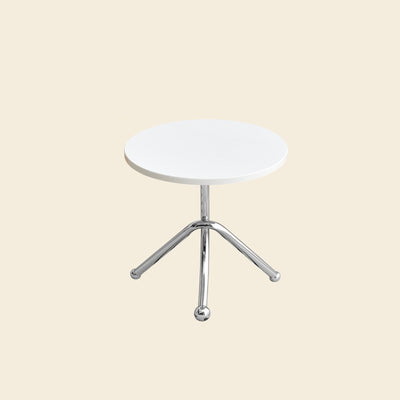 Contemporary Retro Round MDF Iron Coffee Table For Living Room