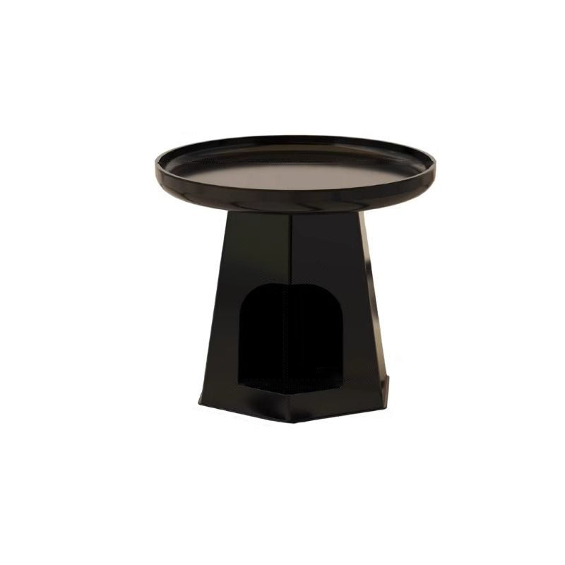 Modern Minimalist Round ABS Cat Bed End Table For Living Room
