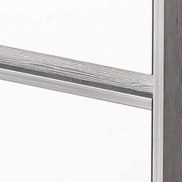 Moderner minimalistischer rechteckiger Schuhschrank aus MDF mit 4 Ebenen für den Eingangsbereich 