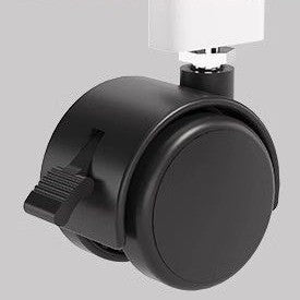 Mesa Auxiliar Plegable Móvil de Acero al Carbono de Plástico Rectangular Minimalista Moderna de 3 Niveles para Sala de Estar 