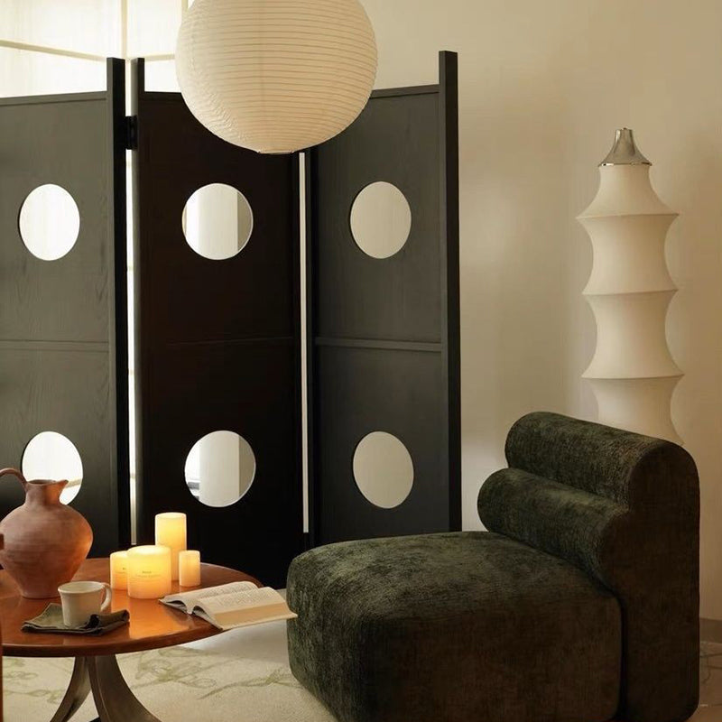 Paravent de pièce rectangulaire en MDF et bois de pin au design minimaliste moderne pour salon 