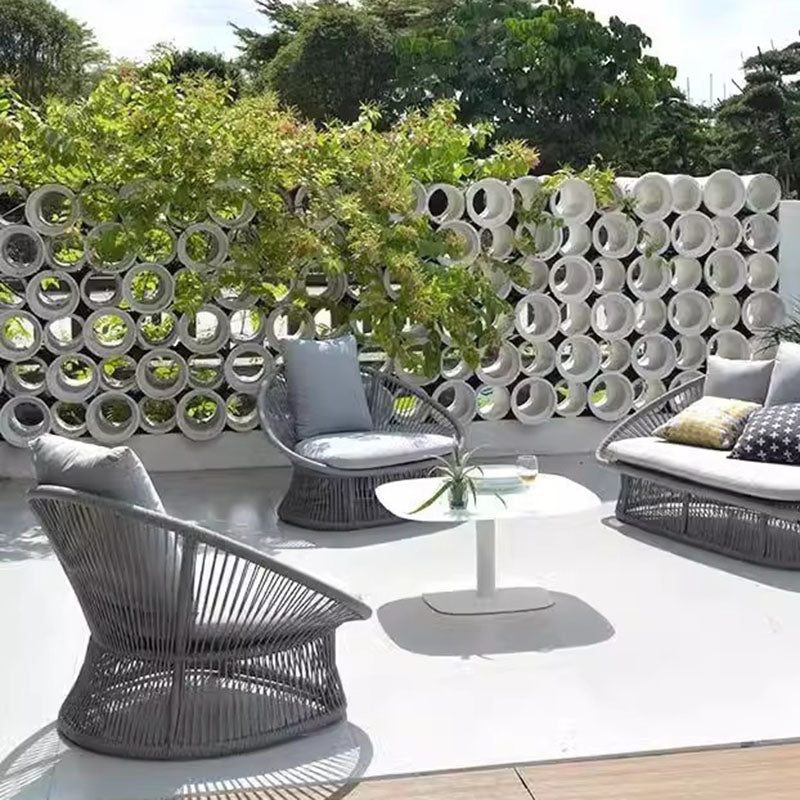 Sleek Waterproof Outdoor Coffee Table - 2-Tier For Outdoor Patio & Garden