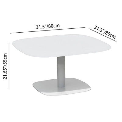 Sleek Waterproof Outdoor Coffee Table - 2-Tier For Outdoor Patio & Garden