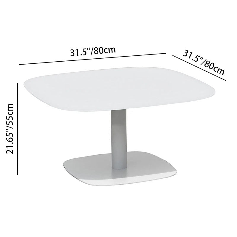 Sleek Waterproof Outdoor Coffee Table - 2-Tier For Outdoor Patio & Garden