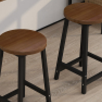 Table de bar suspendue rectangulaire en bois massif et métal, pliable, à 1 plateau pour cuisine 
