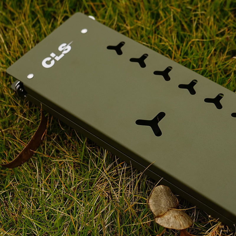 Zeitgenössischer rechteckiger Outdoor-Esstisch aus Aluminiumlegierung mit offenem Design, klappbar, für 2 Sitzplätze 