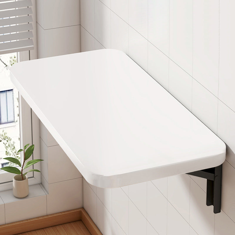 Modern Minimalist Plate Steel Metal Rectangular Foldable Bar Table 1-Tray For Kitchen