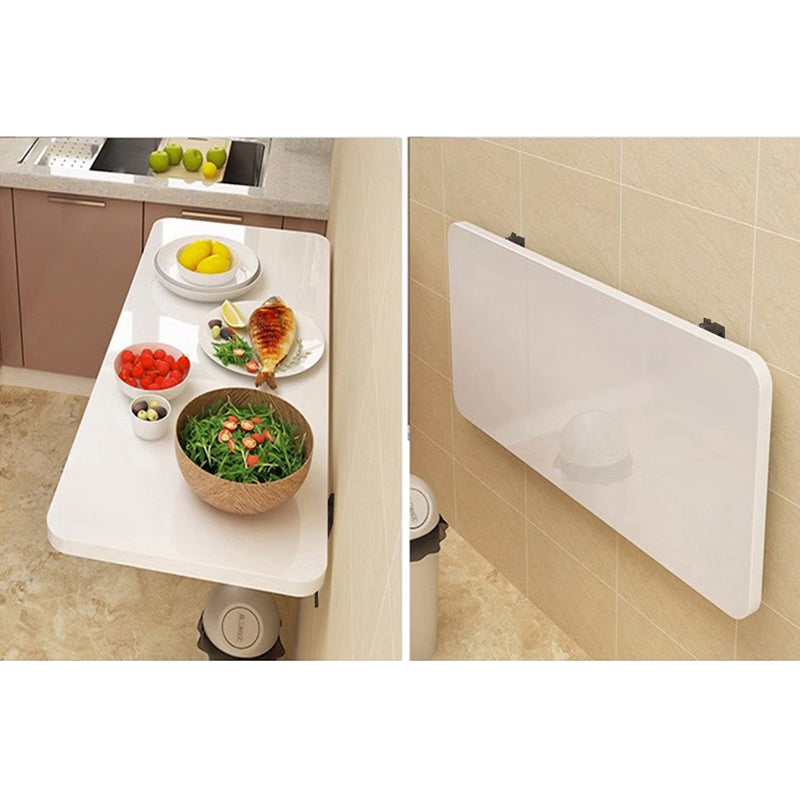 Modern Minimalist Plate Steel Metal Rectangular Foldable Bar Table 1-Tray For Kitchen