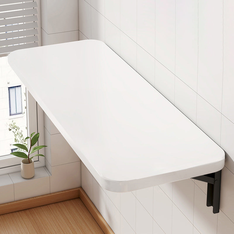 Modern Minimalist Plate Steel Metal Rectangular Foldable Bar Table 1-Tray For Kitchen
