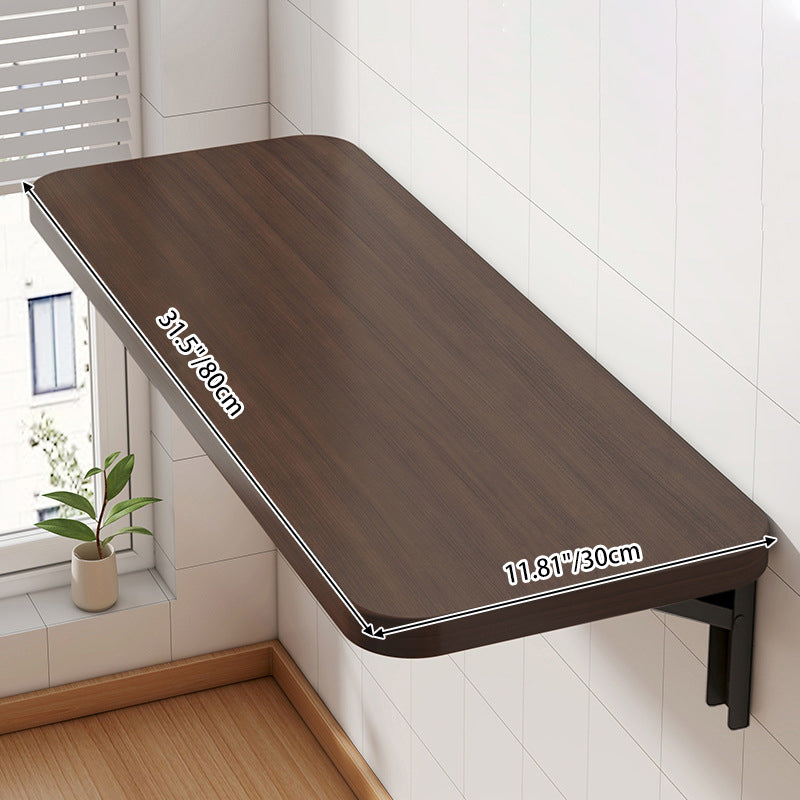 Modern Minimalist Plate Steel Metal Rectangular Foldable Bar Table 1-Tray For Kitchen