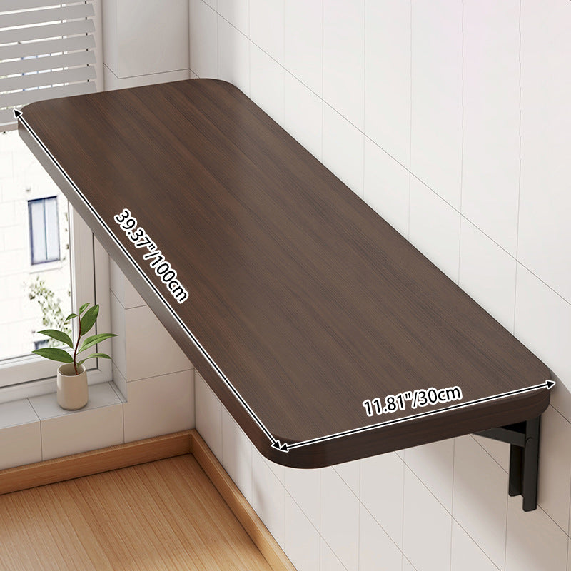 Modern Minimalist Plate Steel Metal Rectangular Foldable Bar Table 1-Tray For Kitchen