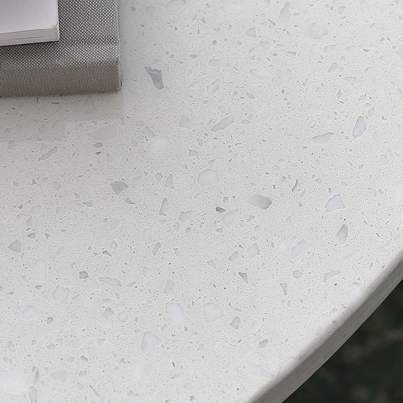 Contemporary Nordic Wood Terrazzo Round Coffee Table Combination For Living Room