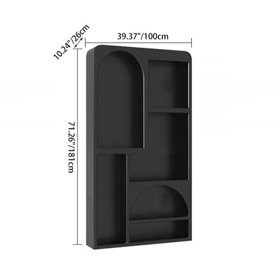 Contemporary Scandinavian Plate Rectangular Cave Side Table 4/5/6 Storage Cabinet For Living Room