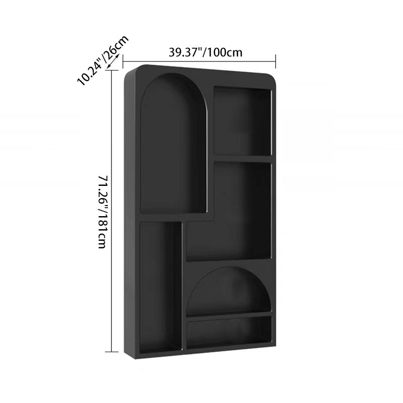 Contemporary Scandinavian Plate Rectangular Cave Side Table 4/5/6 Storage Cabinet For Living Room