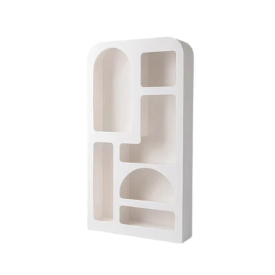 Contemporary Scandinavian Plate Rectangular Cave Side Table 4/5/6 Storage Cabinet For Living Room