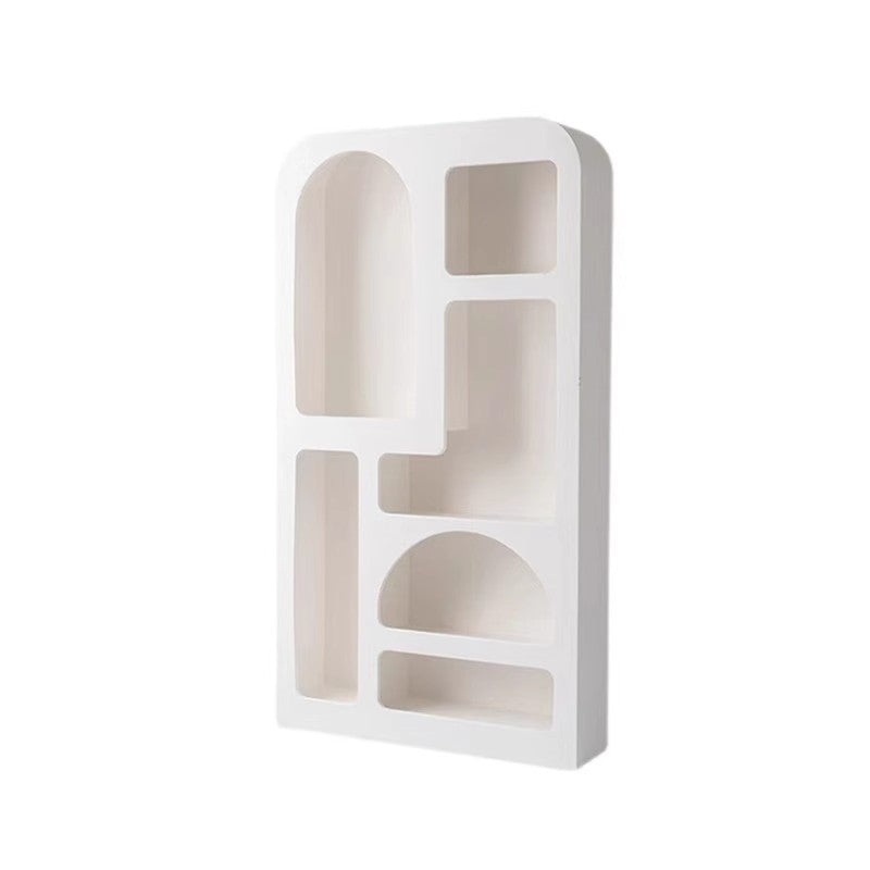 Contemporary Scandinavian Plate Rectangular Cave Side Table 4/5/6 Storage Cabinet For Living Room