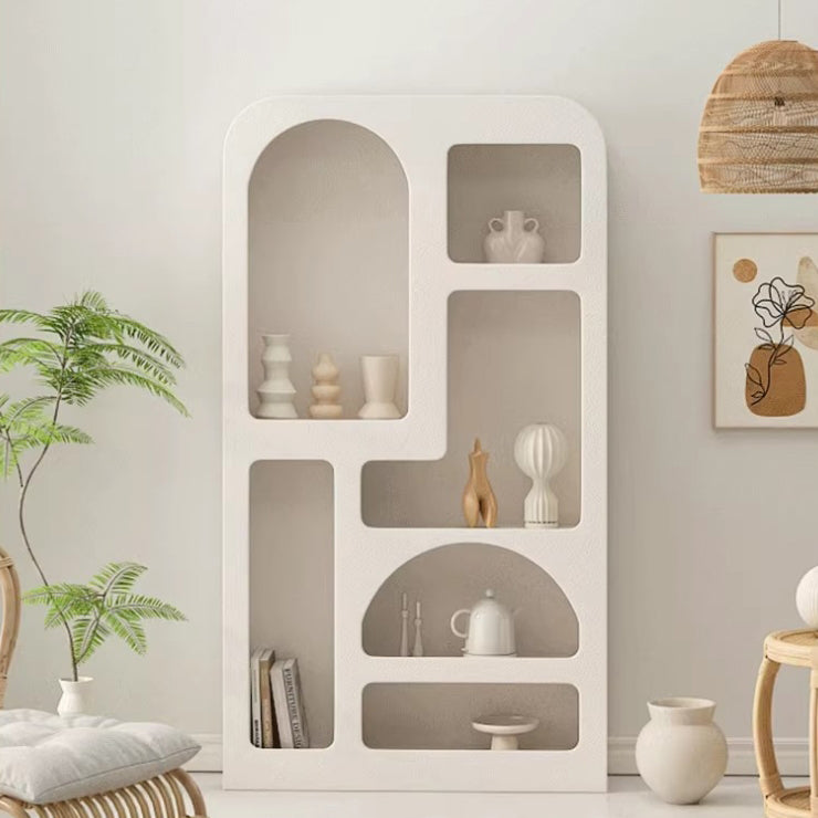 Contemporary Scandinavian Plate Rectangular Cave Side Table 4/5/6 Storage Cabinet For Living Room