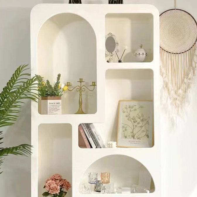 Contemporary Scandinavian Plate Rectangular Cave Side Table 4/5/6 Storage Cabinet For Living Room