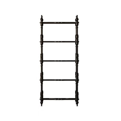 Traditional French Oak Roman Column Rectangular Bookshelves 2/3/4/5 Tiers For Living Room