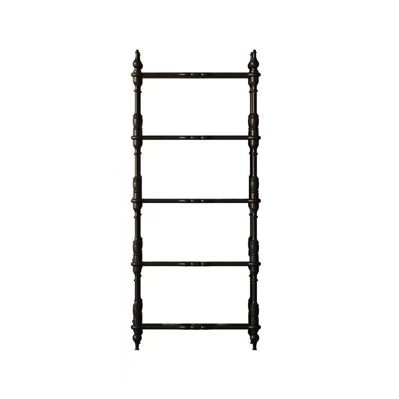 Traditional French Oak Roman Column Rectangular Bookshelves 2/3/4/5 Tiers For Living Room