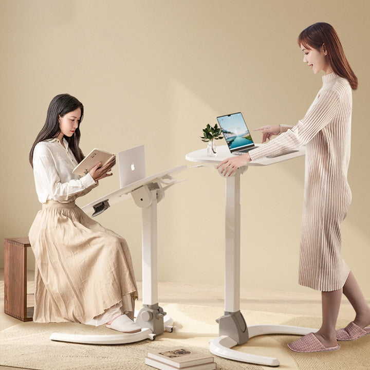 Moderne Einfachheit Plattenhardware Rechteckige Klappbare Hebbare Mobile Schreibtische Für Home Office 