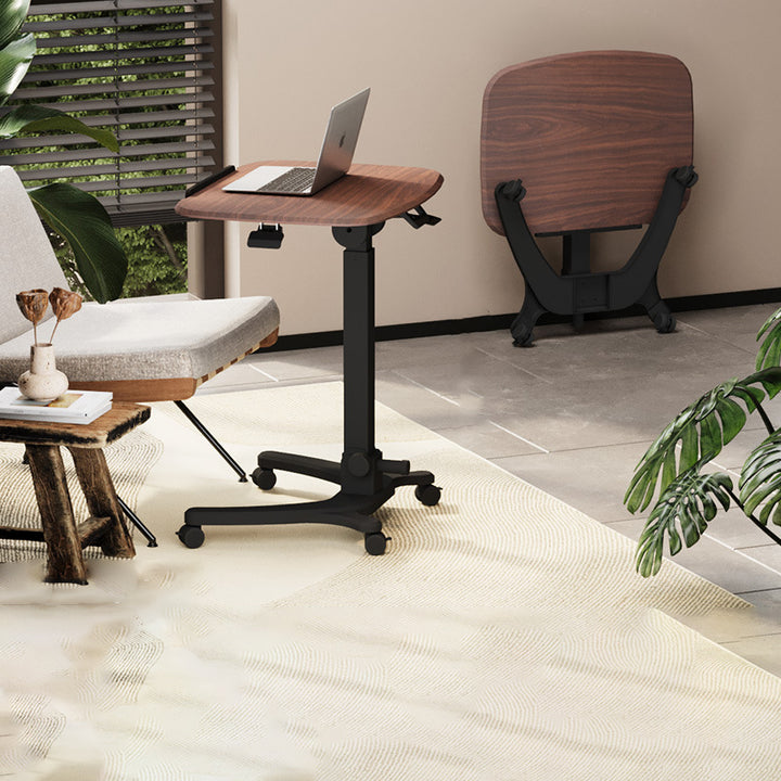 Moderne Einfachheit Plattenhardware Rechteckige Klappbare Hebbare Mobile Schreibtische Für Home Office 
